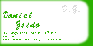 daniel zsido business card